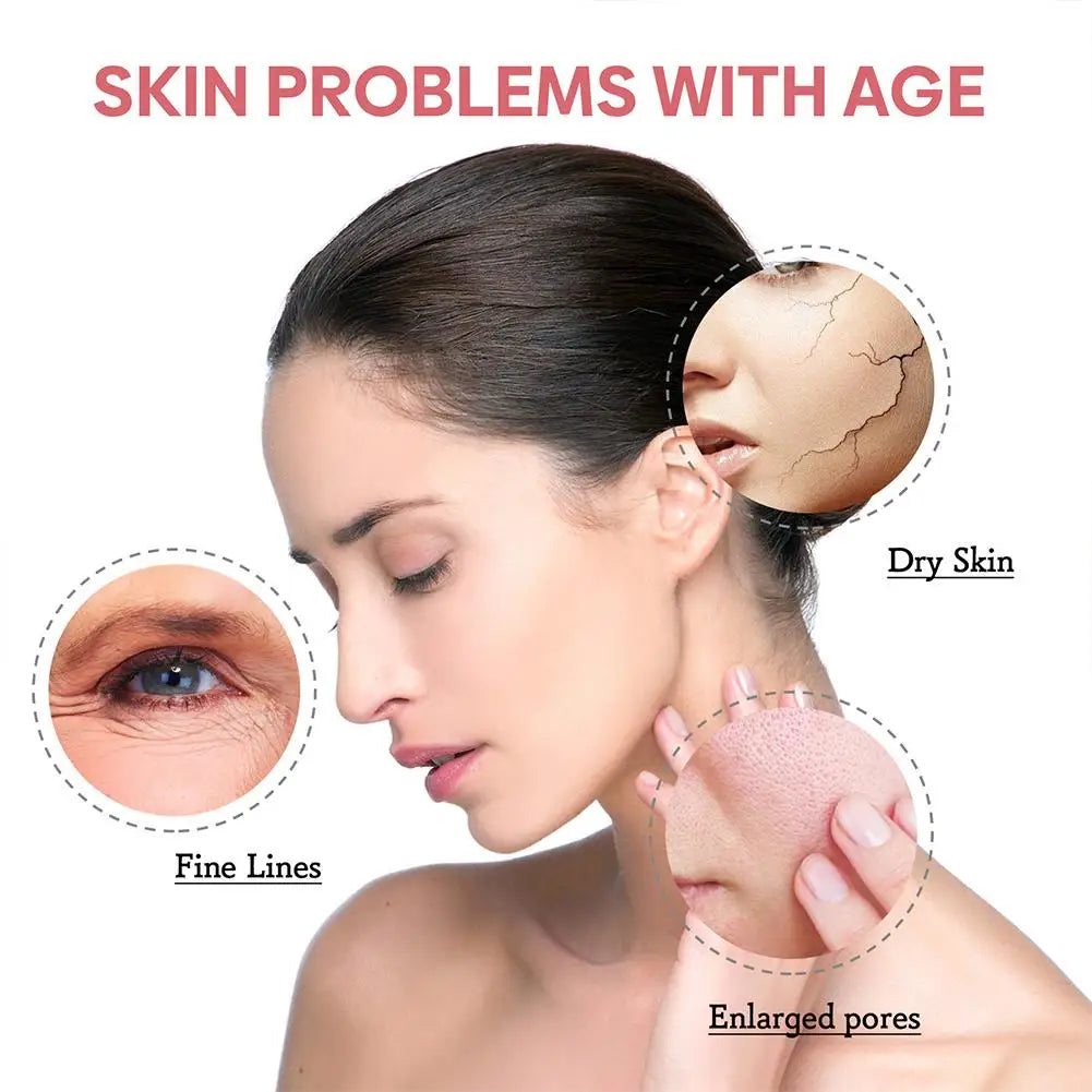 Sérum Facial Renovador 5 en 1 – Vitamina C, Ácido Hialurónico y Colágeno